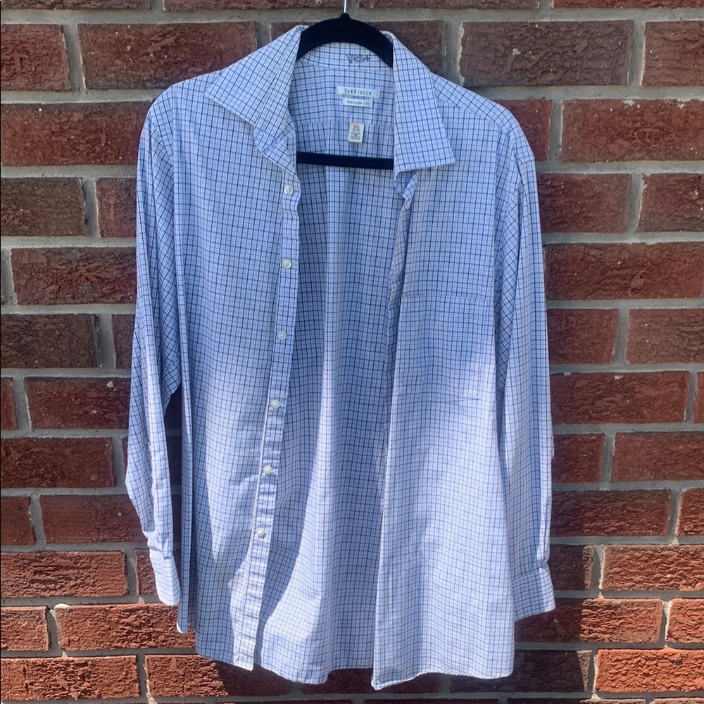 Men's Blue Checkered Shirt